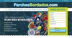 Desktop Screenshot of parchesbordados.com