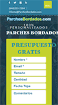 Mobile Screenshot of parchesbordados.com